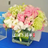 Стол цветочные цветы конференция стол цветок маленький стол цветок расчетный стол Свадебный знак -в тайваньском цветочном спекке цветок цветок подиум