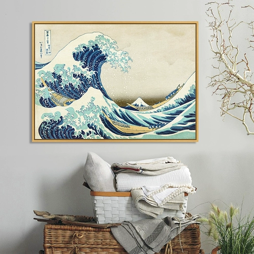Ukiyo -painted Nagawa Surfing Surfing Пейзаж японский ретро -Zen guhe guhe wind wind wind giving room pcs