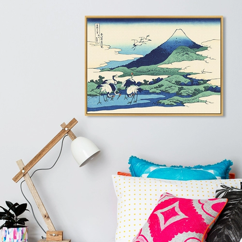 Ukiyo -painted Nagawa Surfing Surfing Пейзаж японский ретро -Zen guhe guhe wind wind wind giving room pcs