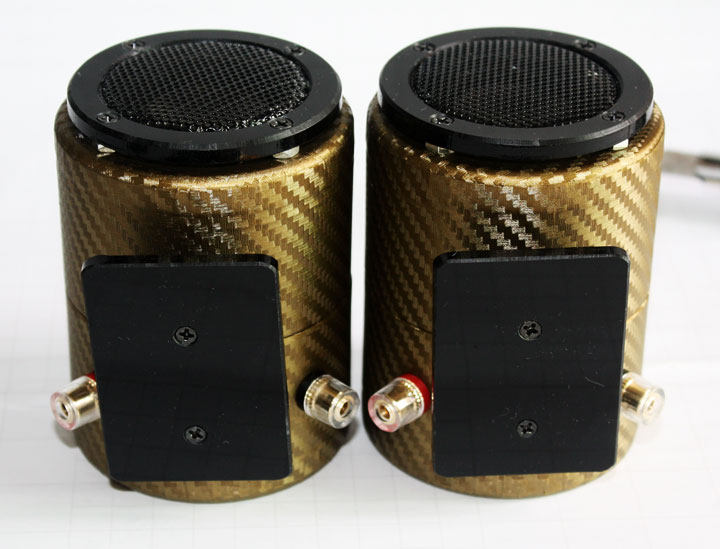 美国优雅 aura 2寸钛盆全频小音箱 家庭影院卫星音箱