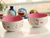 Hello kitty Hello Kitty sáng tạo dễ thương bộ đồ ăn bằng nhựa bát hoạt hình trẻ em melamine bát cơm bát súp bát - Đồ ăn tối đũa ăn cơm Đồ ăn tối