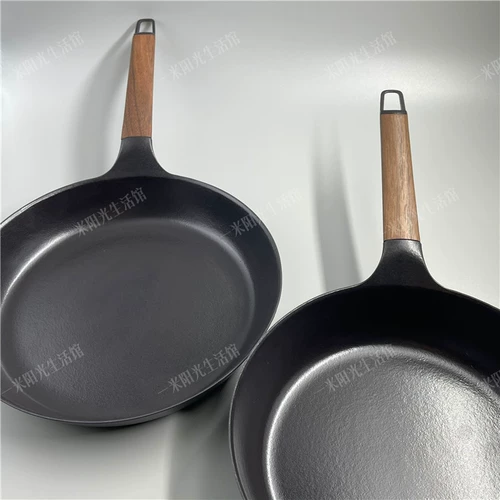 Япония приобретает вермикулярный чугунский плоский горшок 28 см 26 см 24 см 20 см небольшой V