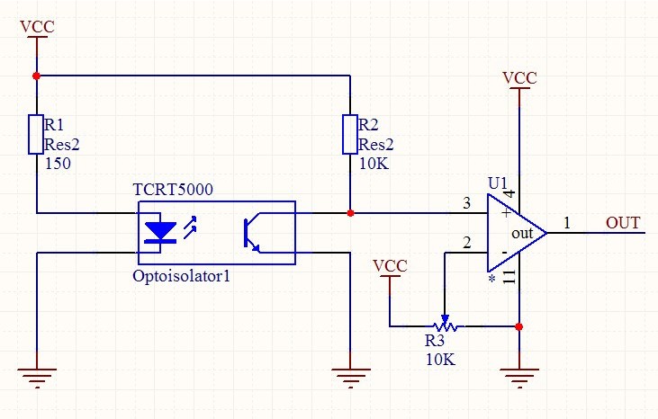 tcrt5000傳感器的工作原理與一般的紅外傳感器一樣,一傳一感.