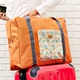 2018 phiên bản Hàn Quốc của túi du lịch gấp hoa công suất lớn nam và nữ tăng túi hành lý xách tay túi du lịch khoảng cách ngắn