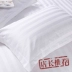 Khách sạn bộ đồ giường linen cotton cotton dày satin trắng satin pillowcase custom made bộ đồ giường