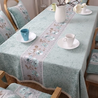 Châu âu khăn trải bàn vải giả cotton linen nhỏ tươi hình chữ nhật khăn trải bàn hiện đại nhỏ gọn Trung Quốc Mỹ bàn cà phê bảng vải khăn ăn khách sạn