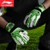 Li Ning đích thực găng tay bóng đá phù hợp với thủ môn thủ môn găng tay không trượt dày đồ bảo hộ người lớn AXWK002-1 	găng tay bắt bóng trẻ em	 Bóng đá