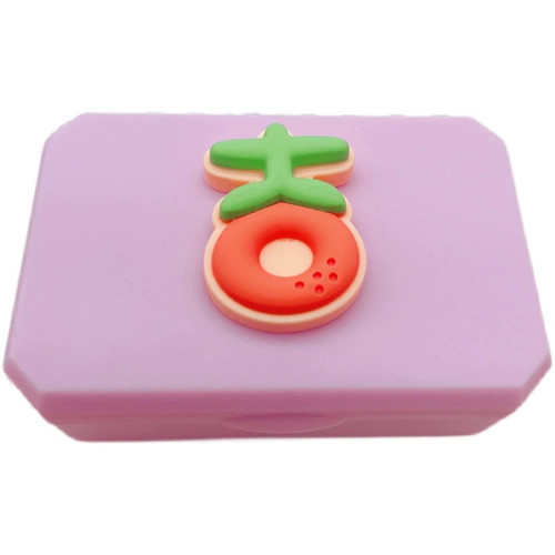 Cartoon Stealth Myopia Glasse Box Box, чтобы написать коробку с партнером двойной цепной коробку портативной замены зрачка WL122