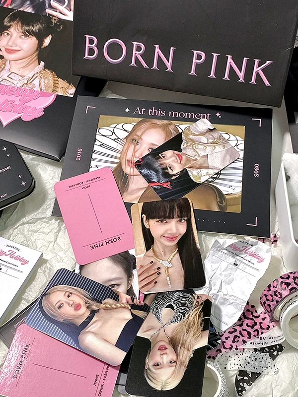 BLACKPINK [Cherry Holiday] Возвращение к памятному набору маленькая карта Ming открытка брелок карта Книга Бой карта коробка