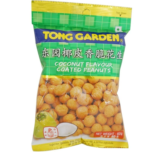 Dongyuan Coconut Skin Aragrance, хрустящий арахис, сушеные фрукты, хрустящая рыба кожа арахис 60 г, в Таиланде импортируется более 68 бесплатных доставки