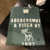 New York Dabao Abercrombie & Fitch nam mùa hè thường thư mẫu ngắn tay áo T-Shirt Áo thun nam tay ngắn Áo phông ngắn