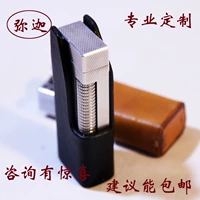 Dunhill, кожаная зажигалка ручной работы, из натуральной кожи