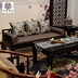 Mới của Trung Quốc gỗ gụ sofa đệm đệm gối gối vòng đệm Luohan nệm xốp gỗ rắn sofa đệm bộ thảm trải ghế gỗ cao cấp dày không trơn Ghế đệm / đệm Sofa