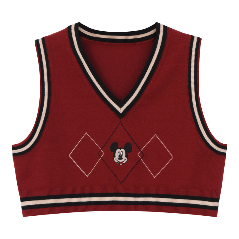 RedDisney to grant authorization original Sennu tribe fashion confidante Thin Outside Sleeveless V-collar knitting Vest have cash less than that is registered in the accounts summer