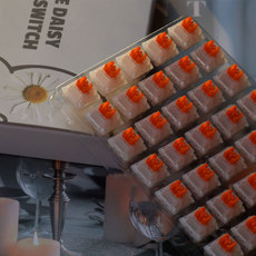 Пододеяльник emotoys小雏菊轴little daisy switch客制化机械键盘静音线性轴