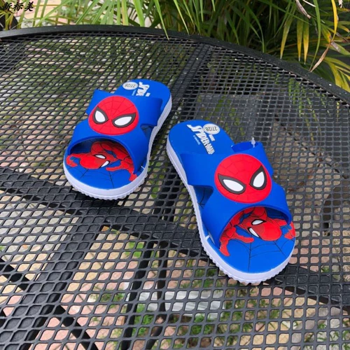 Дисней, детские слайдеры, мультяшные тапочки для отдыха, нескользящие сандалии подходит для мужчин и женщин, коллекция 2022, США