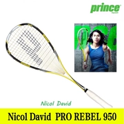 Hoàng tử PRINCE chuyên nghiệp carbon đầy đủ nam giới và phụ nữ squash racket 7s504PRO REBEL 950 Nicol David