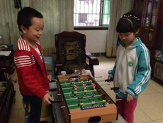 Стол для настольного футбола 皇冠桌上足球机儿童玩具桌面足球台桌式足球双人手动桌游生日礼物