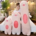 Dễ thương Pig Plush Toy Rag Doll Lớn Bear Doll Doll Girl Giữ Ngủ Gối Gối dài - Đồ chơi mềm