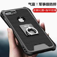 Nhẫn iphone7 điện thoại di động vỏ túi khí 7plus silicone chống rơi 5s táo sáu chiếc 6s mềm mại cá tính sáng tạo thủy triều nam - Nhẫn nhẫn vàng nam 18k