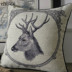 Kho báu Châu Âu và Mỹ cổ điển gối Mỹ retro deer head nghiên cứu cushion cushion set Hồng Kông Đài Loan khách hàng phải mua Trở lại đệm / Bolsters