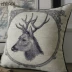 Kho báu Châu Âu và Mỹ cổ điển gối Mỹ retro deer head nghiên cứu cushion cushion set Hồng Kông Đài Loan khách hàng phải mua