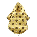 Модное брендовое утолщенное хлопковое пальто для домашних животных для маленьких и средних собак и кошек Teddy Schnauzer, снегозащитное, водонепроницаемое, теплое осеннее и зимнее пальто, одежда для собак