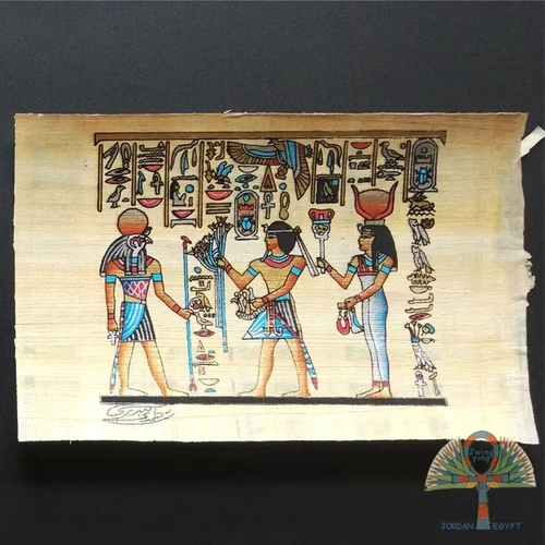Египетские импортные туристические сувениры окрашенные бумажные живопись ручной декора