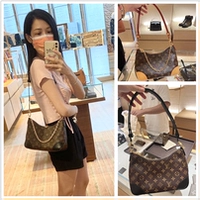 LV/Louis Vuitton Женская сумка старая цветочная цепь Bullogne Boulogne Blocks Bags Singles Хирургия M45832