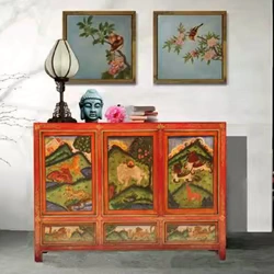 Trường hợp sàn đặc biệt cung cấp đồ nội thất mới của Trung Quốc Minh và nhà Thanh cổ điển sơn gỗ rắn tước sơn - Bàn / Bàn