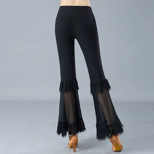 Осенние штаны для взрослых, практика, штаны-клёш, эластичная талия, облегающий крой