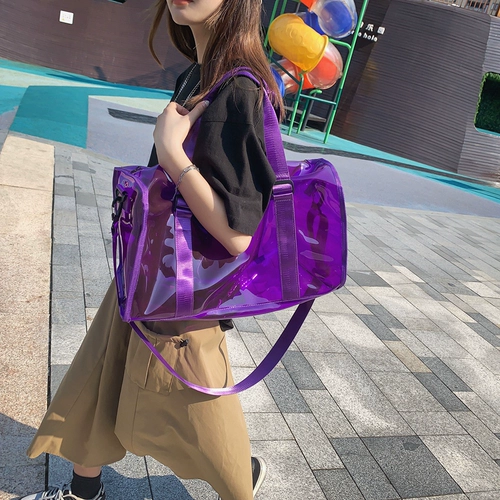 Водонепроницаемая сумка для путешествий, сумка через плечо из ПВХ, вместительная и большая пляжная сумка на одно плечо для плавания, спортивная спортивная сумка