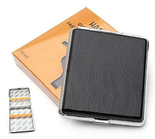 Креативный мужской ультратонкий портсигар, зажигалка