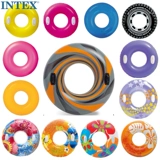 Intex, оригинальный безопасный плавательный круг для взрослых, увеличенная толщина
