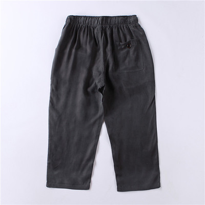 Trung quốc phong cách mùa hè nam quần âu phần mỏng lụa trung niên lỏng kích thước lớn lụa đồng ammonia nam cắt quần shop quần áo nam 3/4 Jeans