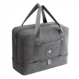 Портативная вместительная и большая сумка для путешествий с разделителями для отдыха, одежда для йоги, спортивная сумка