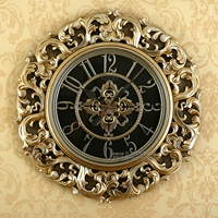 Лишенг висящих часов гостиная тихие часы европейские и американские современные кварцевые часы Простые большие трехмерные стены в европейском стиле висящие часы