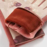 Тонкие милые мультяшные утепленные перчатки, в корейском стиле