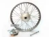 AX100 xe máy retro sửa đổi phía trước và phía sau wheel hub lắp ráp 17 inch 18 inch mở rộng vòng thép bánh xe sửa đổi Vành xe máy