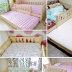 Trẻ em giường công chúa trẻ em duy nhất giường thông lớp 1 m trẻ em giường với hộ lan tôn sóng cậu bé cô gái rắn giường gỗ cot Giường