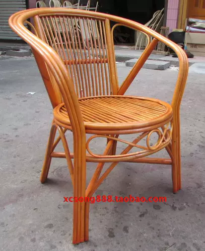 Натуральный бамбуковый стул задний стул домашний ротан