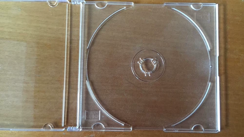Оригинальная подлинная модель 08 Ming Dan Tsinghua Ziguang CD Box Box более толстая прозрачная DVD CD -коробка