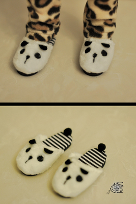 taobao agent M3 BJD baby clothes 3 points, 4 minutes, 6 points, and uncle boutique hot selling cute panda home slippers spot
