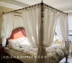Tùy chỉnh phong cách Đông Nam Á Địa Trung Hải Mỹ giường Trung Quốc 幔 bốn giường giường rèm bức màn Châu Á sợi bông sợi 幔 幔 đám cưới