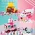 Hello Kitty Bộ đồ chơi Hello Kitty Cô gái Nữ Kho báu Cứu hộ Máy bay trực thăng Quà tặng năm mới Đồ chơi gia đình
