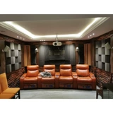 Rogging деревянный твердый троянский телевизионный фон стены аудиовизуальная панель аудиовизуальная аудиовизуальная ананаса черный ореховый цвет