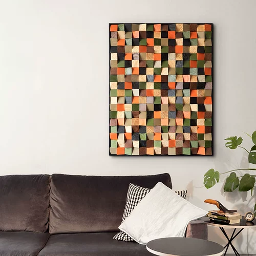 Сплошная деревянная бревенчатая дерево 3D Трехмерное крыльцо диван диван