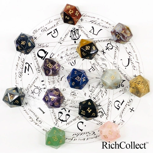 D20 Dragon and Dungeon Boda Gate 3 Блуждая земля Cisu Group Group Ore Gem Dice Dice настройка