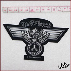 Липучка для пододеяльника motorhead摩托头乐队官方原版异形 摇滚重金属布标布贴patch