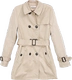[2018 mùa thu mới] của phụ nữ Hàn Quốc phiên bản của thời trang eo là mỏng thường màu rắn áo gió ngắn áo khoác áo gió nữ đẹp Trench Coat